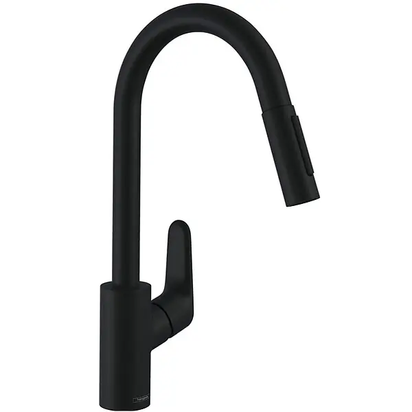 Focus M41 Mitigeur de cuisine 240 noir mat, avec douchette extractible 2 jets (31815670) HANSGROHE Satisfait Ou Remboursé
