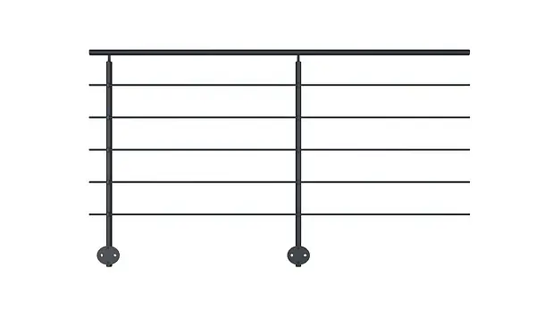 Meilleur Prix Pack 2m prestio 7016 anthracite fixation latérale KORDO