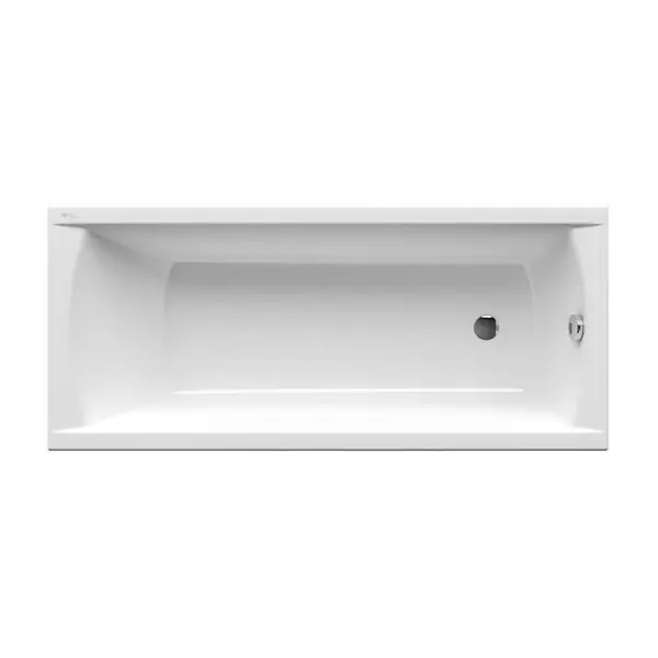 Populaire Fusion 150 x 70 cm Baignoire gain de place en acrylique, sans pieds, blanc (SIKOVR150) SWISS AQUA TECHNOLOGIES