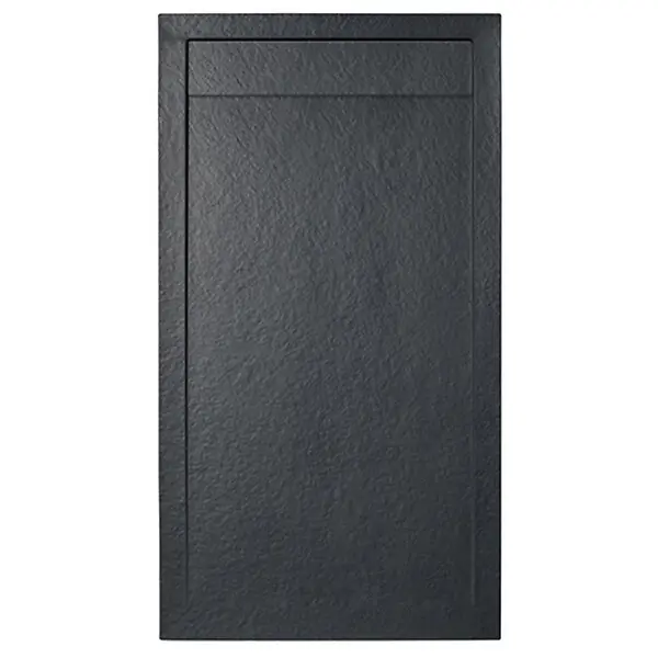 Swiss Aqua Technologies Fusion Receveur de douche 120x80cm en marbre coulé, Noir (SATFUP12080G) Usine Directe