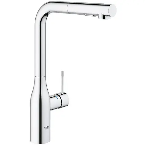 Meilleur Choix Essence Mitigeur évier avec douchette extractible, 2 jets, Chrome (G-30270000) GROHE