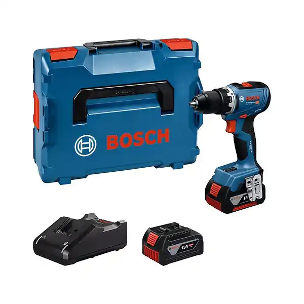 Perceuse-visseuse sans fil BOSCH GSR 18V-65 06019N3203 avec 2 batteries GBA18V 5,0Ah en L-Box Remise
