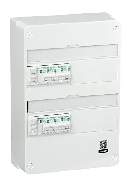 Vente Flash Tableau électrique Resi9 - 26 modules 2 rangées - T1 T2 SCHNEIDER ELECTRIC