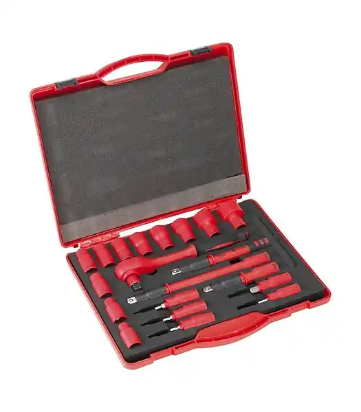 Top Vente Set Clé A Douille 1/2" 20 Pièces Isolées Alyco 190300