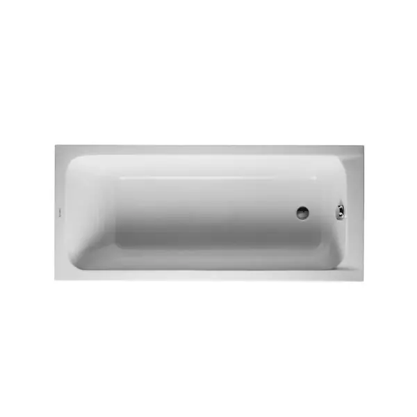 Baignoire acrylique D-Code Duravit - Rectangulaire - 1700 x 750mm - Sur pieds - A encastrer - Blanc Acheter En Ligne