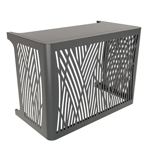 Cache climatisation Base BROUSSE - Anthracite - Taille S OUTSTEEL Usine Directe
