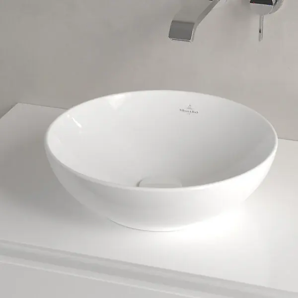 Villeroy & Boch Loop & Friends Vasque à poser 380 x 380 x 120 mm Blanc avec trop-plein VILLEROY ET BOCH Nouvel Arrivage