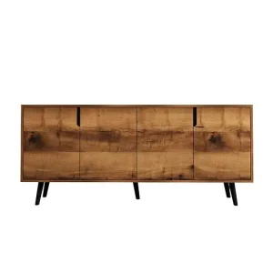 Buffet en bois "Latina" - 180 x 45 x 80 cm - Marron HABITAT ET JARDIN Meilleur Prix
