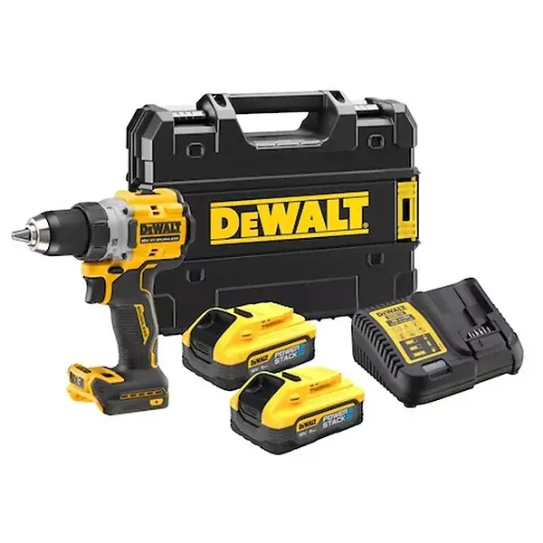 Livraison Express Perceuse-visseuse compacte 18V DEWALT DCD800H2T-QW avec coffret et 2 batteries 5,0 Ah POWERSTACK