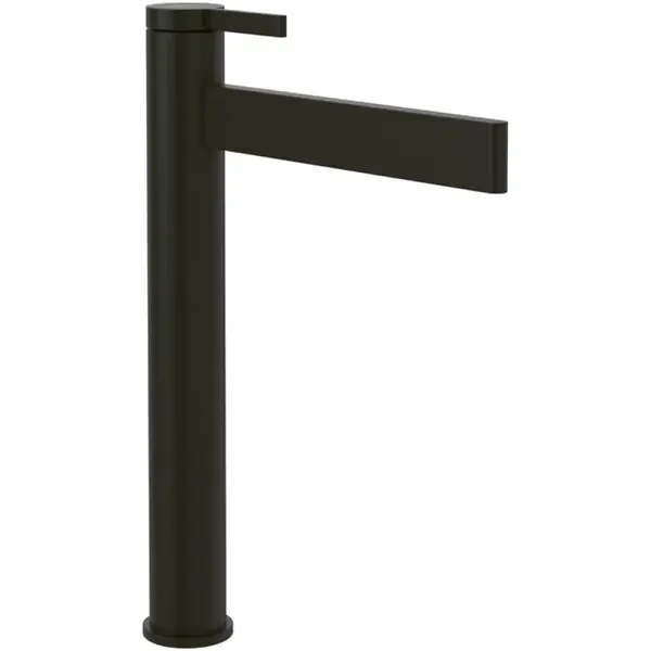 Meilleur Prix Mitigeur lavabo droit surélevé Dawn sans tirette Noir mat VILLEROY ET BOCH
