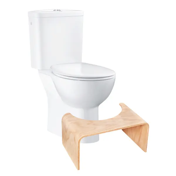 Remise PACK WC à poser Bau Ceramic + Tabouret physiologique Bois GROHE