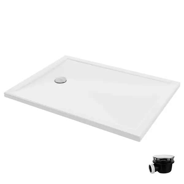 Receveur de douche 120 x 90 Gaspard bonde à gauche + bonde Gaspard JACOB DELAFON Bon Plan