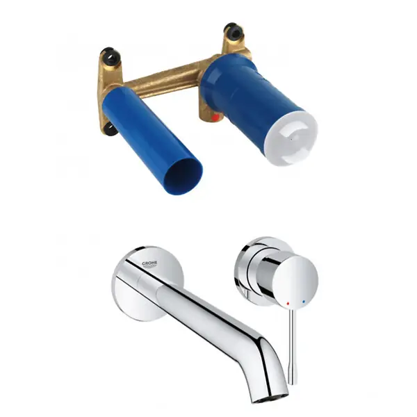 Authentique Essence - Mitigeur monocommande 2 trous lavabo Taille L chrome (19967001-set) GROHE