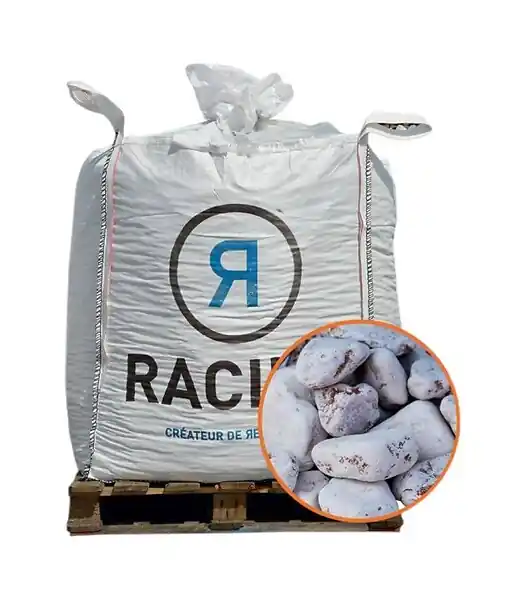 Paillage minéral Galet marbre rouge 40-60mm, Big bag 500 kg - F-PAI072 RACINE Petit Prix