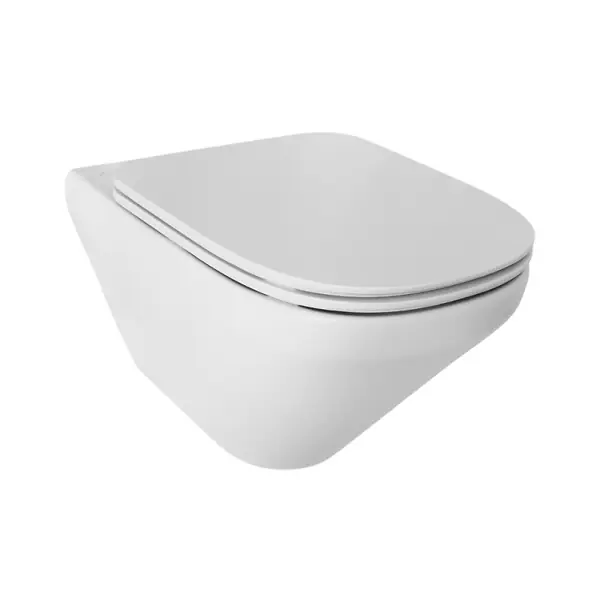 Cuvette WC suspendu sans bride Modern Life avec abattant frein de chute et déclipsable JACOB DELAFON Certifié