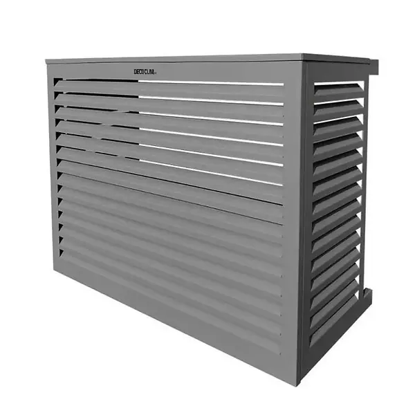 Commander Vite Cache unité extérieure en aluminium gris poussière taille L - DECOCLIM - 23AL7037