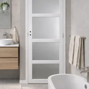 Bloc Porte Tana Vitrée Blanc H204 x L83 cm Côte Tableau P.Gauche GD MENUISERIES Commande En Gros