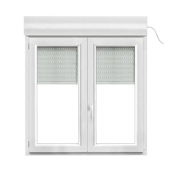 Fenêtre PVC 2 vantaux oscillo-battant droite - 125x100 cm QUADROFORM Prix Promo