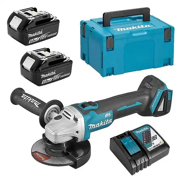 Meuleuse MAKITA DGA506RTJ 18 V Li-Ion (2x5.0Ah) à˜ 125mm Retour Gratuit