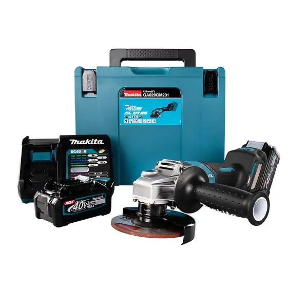 Meuleuse Ø 125mm 2x4Ah 40V XGT ® MAKITA GA029GM201en MAKPAC Retour Gratuit
