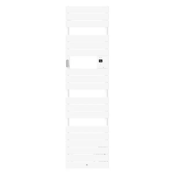 Remise Radiateur sèche-serviettes électrique étroit Riviera 2 - Sans soufflerie - 500W - Blanc satin THERMOR