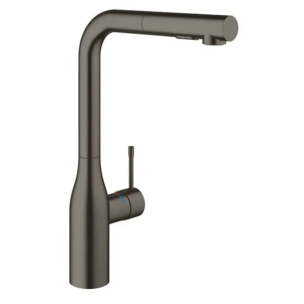 Seulement Aujourd'hui Grohe Essence Mitigeur monocommande Evier Hard Graphite brossé (30270AL0)