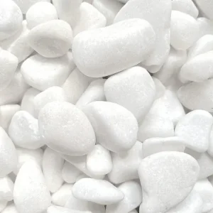 Galet décoratif blanc pur - 12/24 mm - Big bag de 250 kg JARDINAT Dernier Modèle