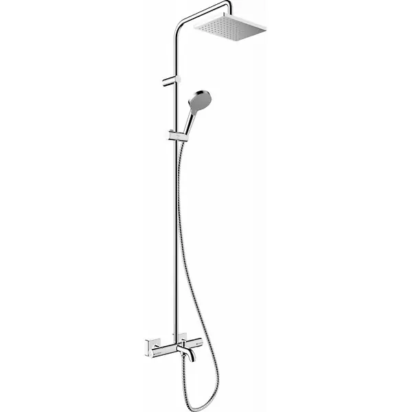 Hansgrohe Vernis Shape Colonne de douche 230 1jet avec mitigeur baignoire, Chrome (26284000) Commander Vite