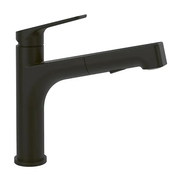 Usine Directe Robinet de cuisine avec douchette Junis Sky Shower Noir mat VILLEROY ET BOCH