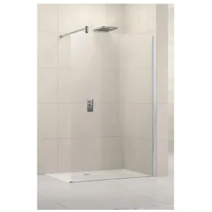 Prix Promo Paroi fixe transparent 97 à 98,5 cm Lunes H LUNESH100-1-B Novellini