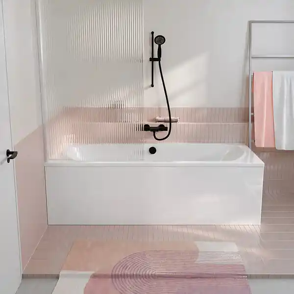 Pack Baignoire Duo 170x75cm avec Tabliers recoupables 180cm et 80cm - Blanc Brillant - MAE ALLIBERT Bon Plan