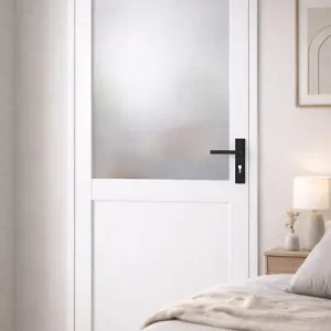 Super Prix Bloc Porte Athena BLANC H204 x L73 cm Côte Tableau P.Gauche,Poignee GD MENUISERIES