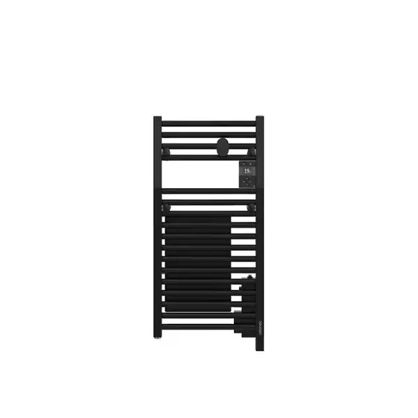 Sèche-serviettes étroit soufflant Atlantic Doris - 300 + 1000W - WI-FI - Noir Commander Vite