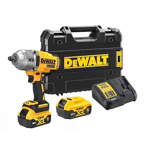Boulonneuse à chocs ½” 1396 Nm 18V DEWALT DCF900P2T-QW avec coffret et 2 batteries 5,0 Ah Prix Réduit