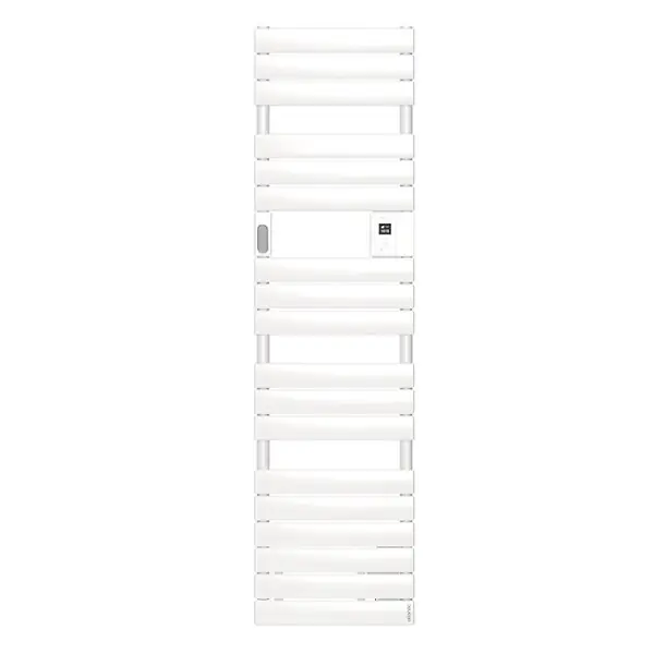 Sèche-serviettes connecté Adélis Atlantic digital étroit - 500W - Blanc Offre Du Jour