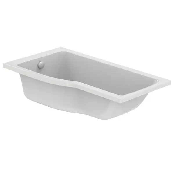Promotion Saisonnière Ideal Standard baignoire pour bain douche 150x80 asymétrique Connect Air gauche blanc