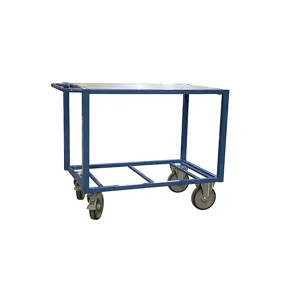 Fimm - Servante D‘atelier Charge 500 Kg 1 Plateau En Bois Médium 1060 X 680 Mm à˜ Roues 200 Mm Offre Exclusive