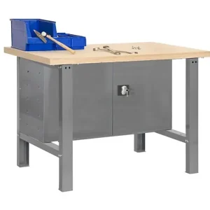 Simonrack - Etabli 865x1800x750mm Gris Charge 800kg - Bt6 Plywood Locker SIMON RACK Promotion