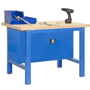 Simonrack - Etabli 865x1800x750mm Bleu Charge 800kg - Bt6 Plywood Locker SIMON RACK Livraison Express