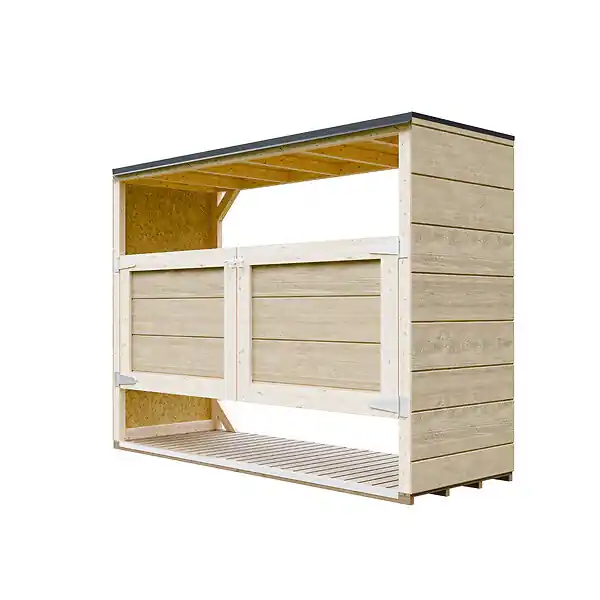 Abri de jardin pour poubelles 3x240L TIMBELA M982A Réduction