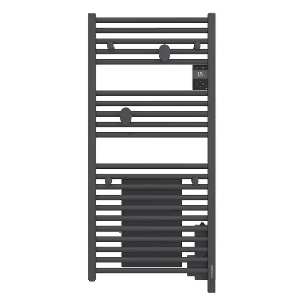 Sèche-serviettes soufflant Atlantic Doris - 500 + 1000W - WI-FI - Noir Paiement Sécurisé