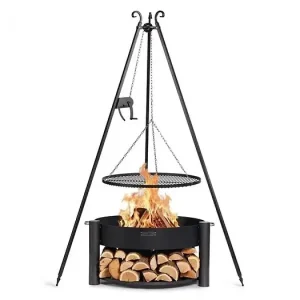Braséro MONTANA 80cm complet multifonction CookKing PACK-111248-2 COOK KING Retour Gratuit