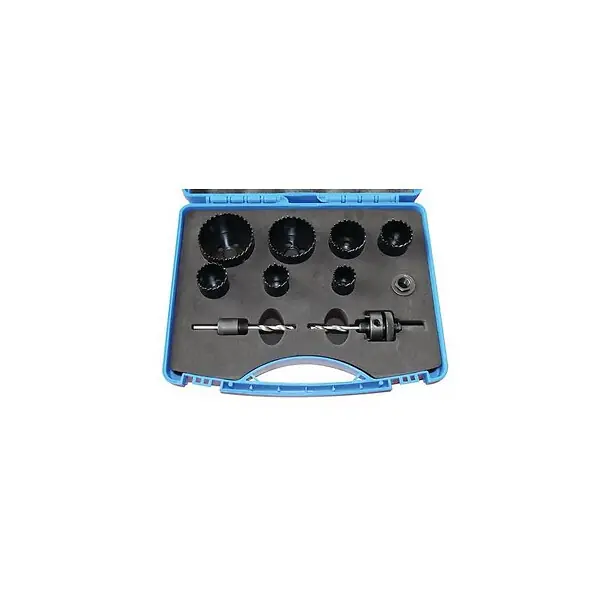 Populaire Coffret de 7 trépans bimétal cobalt 8% D24 à 60mm spécial serrurier Leman