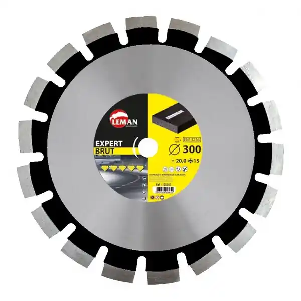 Disque Diamant Segments Asphalte 300x20 Ht 15 Leman Promotion Saisonnière