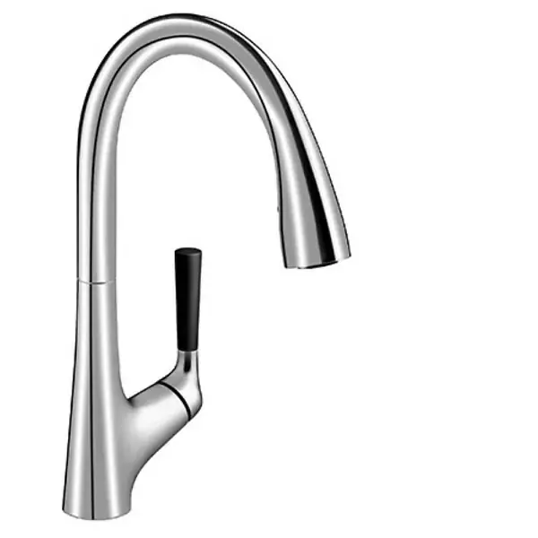 Vente Flash Mitigeur cuisine Malleco Bec haut chrome douchette extractible JACOB DELAFON