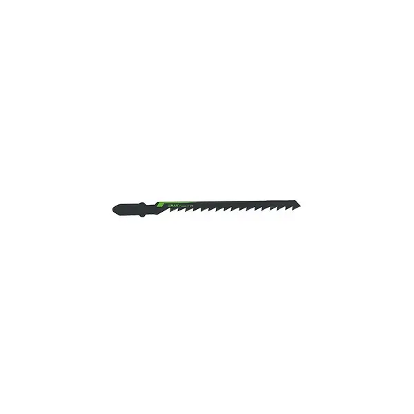 Certifié 5 lames de scie sauteuse CV - Lu. 75 mm pas 4 mm - chantournage pour bois - LEMAN - 7012.05