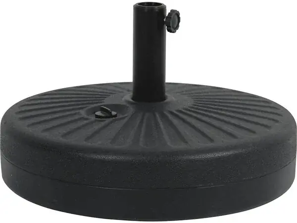 Dalle circulaire à lester pour parasol de jardin - Noir HABITAT ET JARDIN Vente Flash