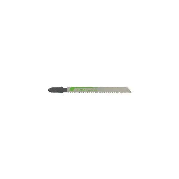 5 lames de scie sauteuse CV - Lu. 75 mm pas 2.5 mm - coupe fine pour bois - LEMAN - 7003.05 Offre Spéciale