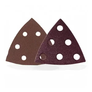 50 feuilles abrasives Delta triangle velcro 6 trous Grain 180 Leman Offre Limitée