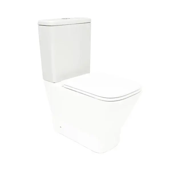 Swiss Aqua Technologies B-Way réservoir de chasse en céramique pour WC à poser avec couvercle, sans armature, blanc (SAT2168CL) Authentique